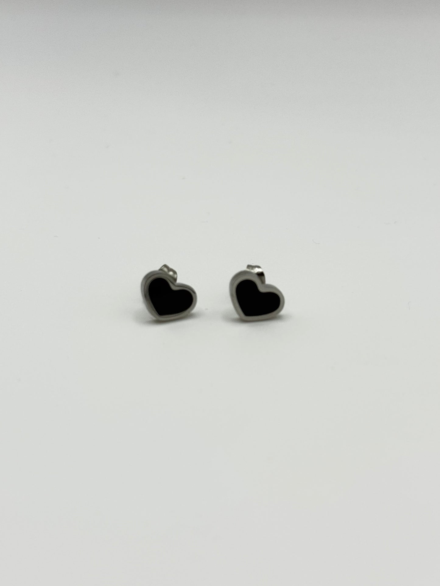 Hallie Heart Studs