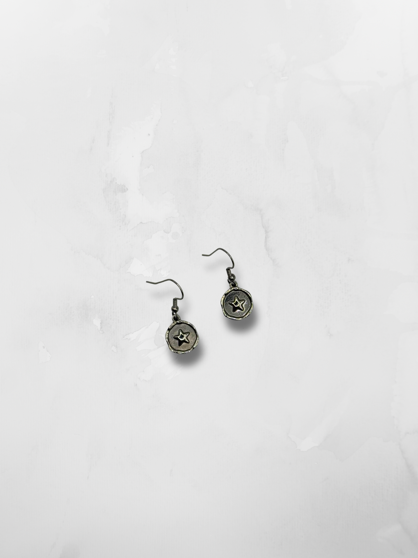 Silver Star Earrings