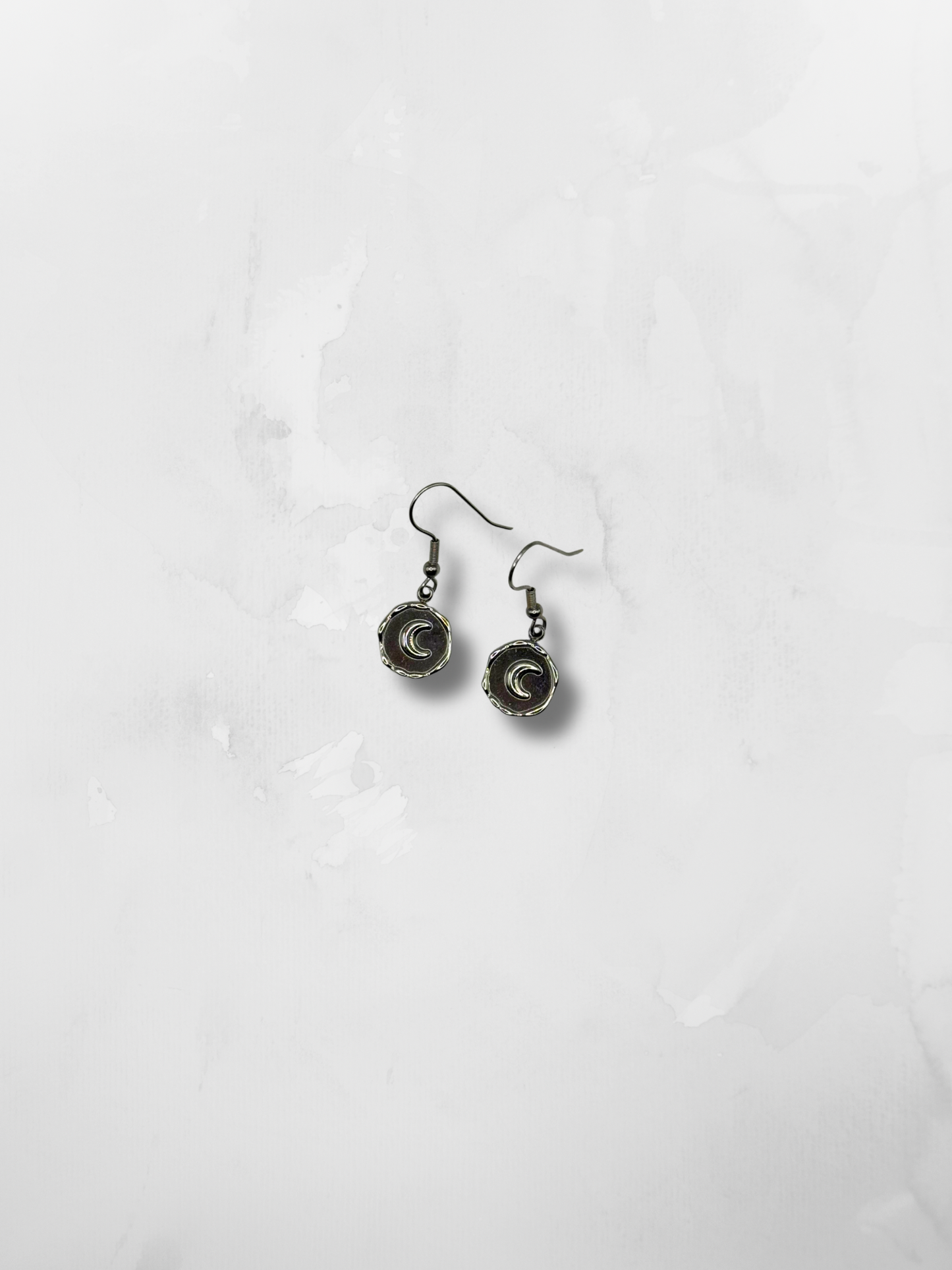 Silver Moon Earrings