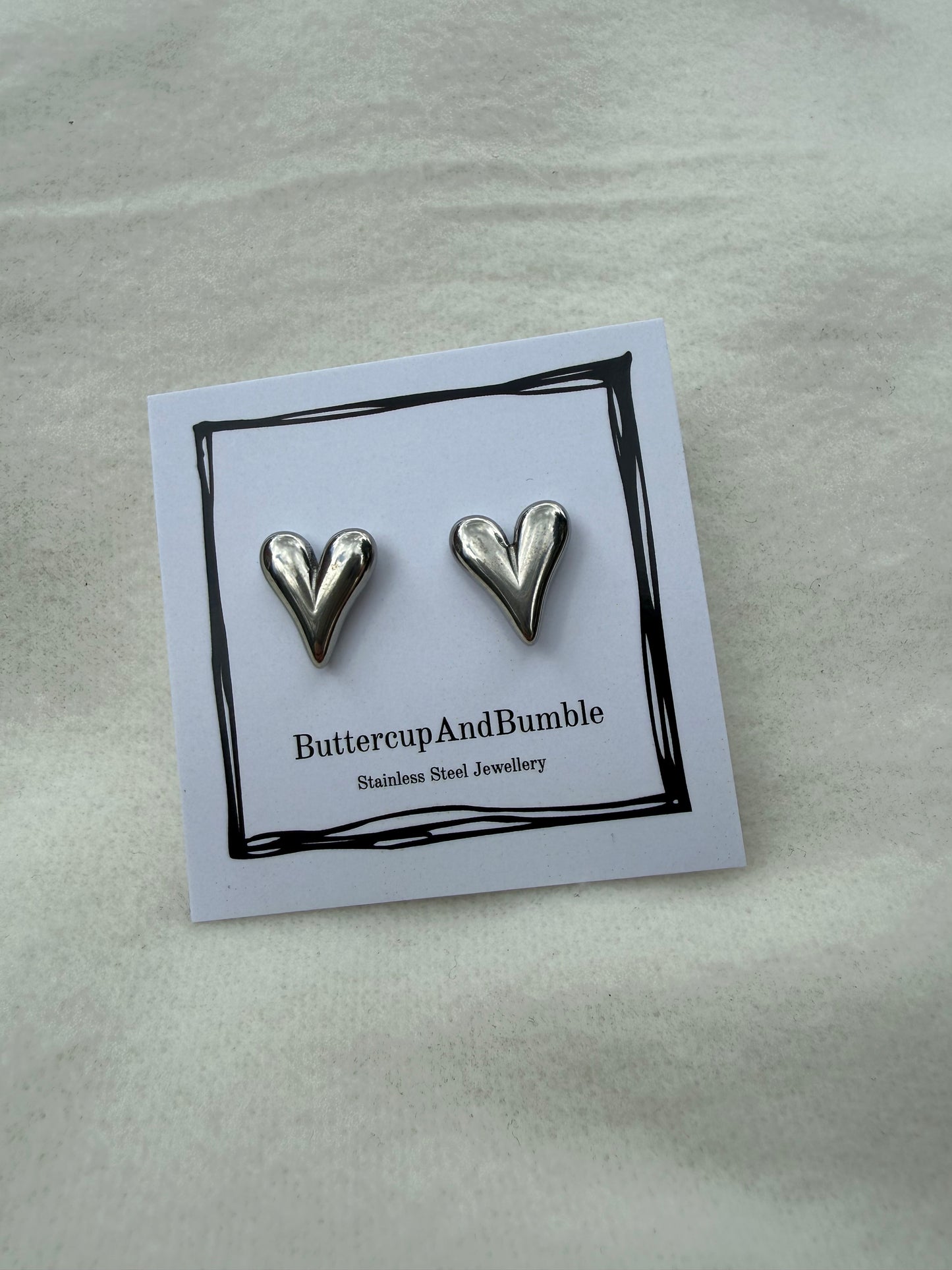 Heart Studs